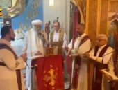 البابا تواضروس  يترأس قداس سيامة آباء كهنة بكاتدرائية عذراء الزيتون بالنمسا