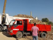 رفع 100 طن من القمامة والمخلفات الصلبة والأتربة بـ5 قرى فى مركز سوهاج