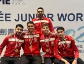 منتخب مصر لسلاح سيف المبارزة يتوج بذهبية كأس العالم تحت 20 سنة