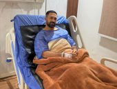 حسنى عبد ربه قيصر الإسماعيلى الأسبق يجرى جراحة فى الركبة.. صور