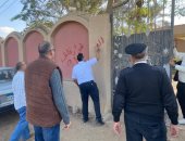 محافظة الجيزة تغلق كيانات مخالفة بالعمرانية وكرداسة.. صور