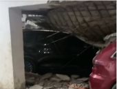 أرملة إسماعيل الليثي تواجه صدمة جديدة بعد سقوط سقف جراج على سيارتها