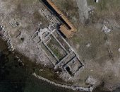 كنيسة رومانية قديمة تظهر من بحيرة فى تركيا بعد 700 عام تحت الماء