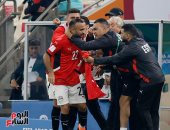 منتخب مصر يتعادل أمام الكويت عن طريق أفشة من ضربة جزاء