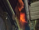 مصرع وإصابة 8 أشخاص باختناق فى حريق مخزن ملابس بسوق الخواجات في المنصورة