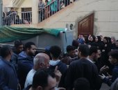 تشييع جثامين ضحايا حادث احتراق مول فى سوق الخواجات بالمنصورة.. صور