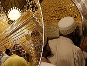 نفيسة العلم.. نور يضىء سماء القاهرة فى ختام مولد السيدة نفيسة.. صور