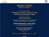 المعرض الدولى IRC Expo 2025 يستجيب للجمهور ويقرر استقبالهم 12 ديسمبر