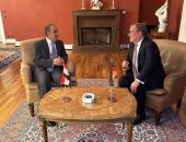 بدر عبد العاطى يلتقى رئيس لجنة العلاقات الخارجية بالبرلمان الألمانى