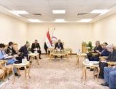 وزير الإنتاج الحربى يستقبل السفير الإيطالى بمعرض أيديكس