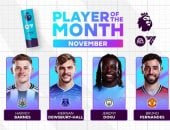 دوكو ورايس على رأس المرشحين لجائزة الأفضل في نوفمبر بالدوري الإنجليزي