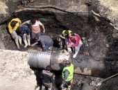 «مياه الجيزة» تعلن إصلاح كسر خط قطر 1000 مم أمام مستشفى أم المصريين