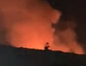 نشوب حريق فى زراعات هيش تابعة للغابة الشجرية شمال الغردقة