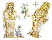 عيد الكاريكاتير المصرى.. العالم يحتفى بالمتحف الكبير فى معرض استثنائى