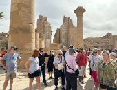 زيارات سياحية عظيمة في معابد الكرنك اليوم للأفواج الأجنبية من حول العالم