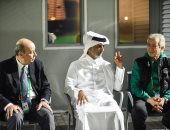 وزير الرياضة القطري يحضر مران منتخب مصر قبل مواجهة الأردن بكأس العرب