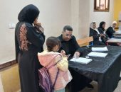 استمرار توافد المواطنين على لجان الوراق وطناش للتصويت بانتخابات النواب