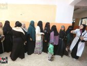 تزايد الناخبين على لجان العياط للإدلاء بأصواتهم فى انتخابات النواب.. صور
