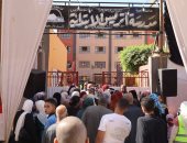 توافد الناخبين على لجان منشأة القناطر بالجيزة في انتخابات النواب