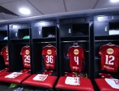 شاهد غرفة ملابس الأهلى قبل مباراة إنبى فى كأس عاصمة مصر