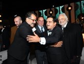 أبو العروسة محمد هنيدى وسط نجوم الفن فى حفل زفاف ابنته فريدة.. صور
