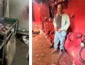 ضبط مصنع يبيع طفايات حريق مغشوشة بعلامات مقلدة في المرج