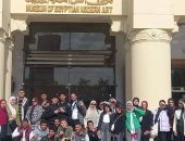 مدرسة 6 أكتوبر للصم وضعاف السمع فى زيارة إلى متحف الفن الحديث 