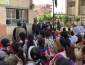 محافظ الدقهلية يتفقد مدرسة الشهيد محمد أحمد موسى سرحان بتلبانة