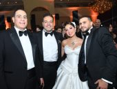 رئيس مجلس الشيوخ ورموز القضاء والفن فى حفل زفاف نجل مساعد وزير العدل