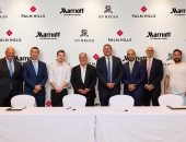 بالم هيلز توقع اتفاقية استراتيجية مع مجموعة ماريوت العالمية لتطوير فندق «سانت ريجيس- بالم هيلز- الجيزة»