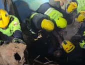 لجنة من المنشآت الآيلة للسقوط تعاين العقارات فى محيط المنزل المنهار بقرية فى بنها