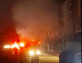 حريق فى مكتبة حديقة الطفل بمدينة الزقازيق فى الشرقية.. فيديو