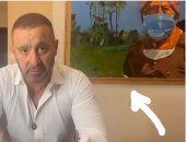 حكاية لوحة فنية ظهرت فى فيديو أحمد السقا الداعم لـ محمد صلاح