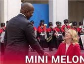 فرق الطول يسرق الأضواء.. ميلونى تصافح رئيس موزمبيق والفيديو يتحول تريند عالمى