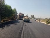 حياة كريمة.. رصف طريق "نهطاي – حنون" بالغربية وربطه بالشبكة الإقليمية للطرق