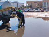 خطة طوارئ بمياه محافظات القناة لتطهير الشبكات وسحب تجمعات الأمطار
