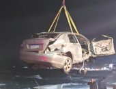 مصرع شخص وإصابة 3 فى حادث تصادم بالإسكندرية.. صور