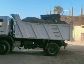 رفع 60 طن من القمامة والأتربة فى حملة نظافة بمركز ساقلته فى سوهاج