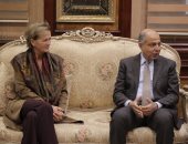 رئيسة بعثة الاتحاد الأوروبى تلتقى محافظ المنيا لبحث سبل التعاون المشترك