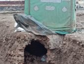 أهالى منوف يطالبون بسرعة إعادة بناء مسجد الملاح بعد انهيار ضريح المسجد