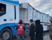 الهلال الأحمر المصري يدفع بأكثر من 9 آلاف طن مساعدات إنسانية و 15 ألف خيمة 
