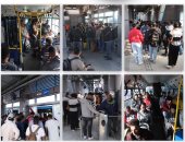 زمن تقاطر منتظم وحارات مستقلة.. إقبال كبير على الأتوبيس الترددى.. إنفوجراف