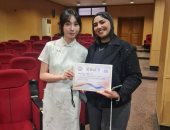 جامعة القناة تهنئ الطالبة روميدا راجى لفوزها بمسابقة الغناء باللغة الصينية