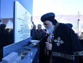 البابا تواضروس الثانى يضع حجر أساس مشروع مقابر البطريركية بالقاهرة الجديدة