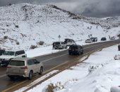 ثلوج تغطى السعودية.. الطبيعة ترسم لوحة شتوية ساحرة