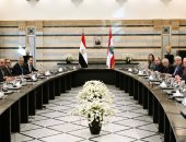 رئيس مجلس النواب اللبنانى يستقبل مدبولى بمقر البرلمان اللبنانى