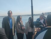 وزيرتا التخطيط والتنمية المحلية ومحافظ سوهاج يتفقدون أعمال تطوير وتوسعة الكورنيش الغربى