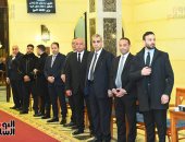 بدء عزاء محمد صابر عرب بمسجد المشير بحضور عمرو موسى ومصطفى الفقى