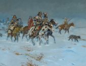 عرض لوحة للفنان تشارلز راسل للبيع بـ 1.8 مليون دولار فى مزاد نيويورك