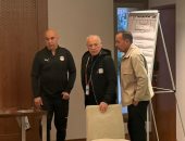 هانى أبو ريدة يجتمع بالمنتخب الوطنى قبل مواجهة زيمبابوى غدا